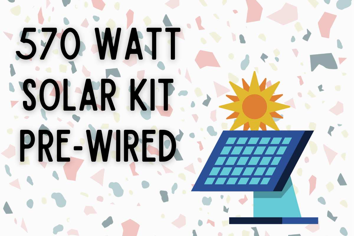 570 Watt RV Solar Kit