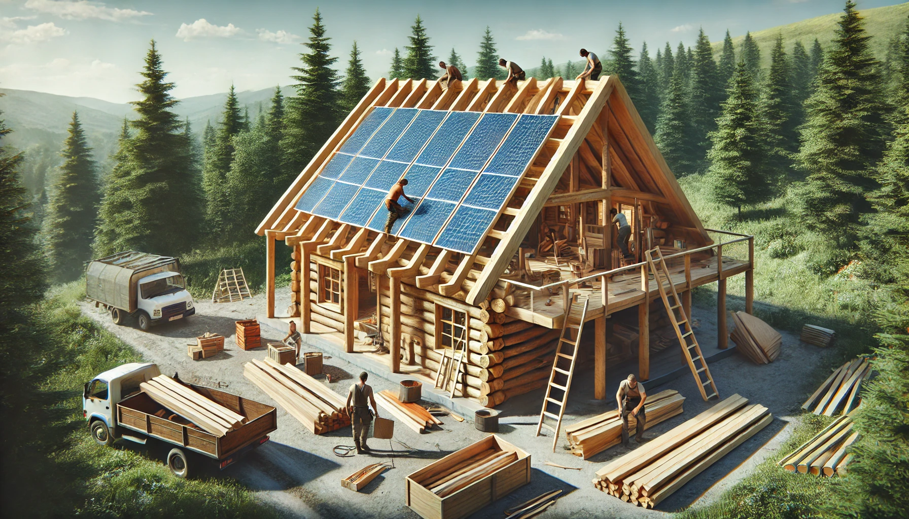 Info on Building a Solar Cabin