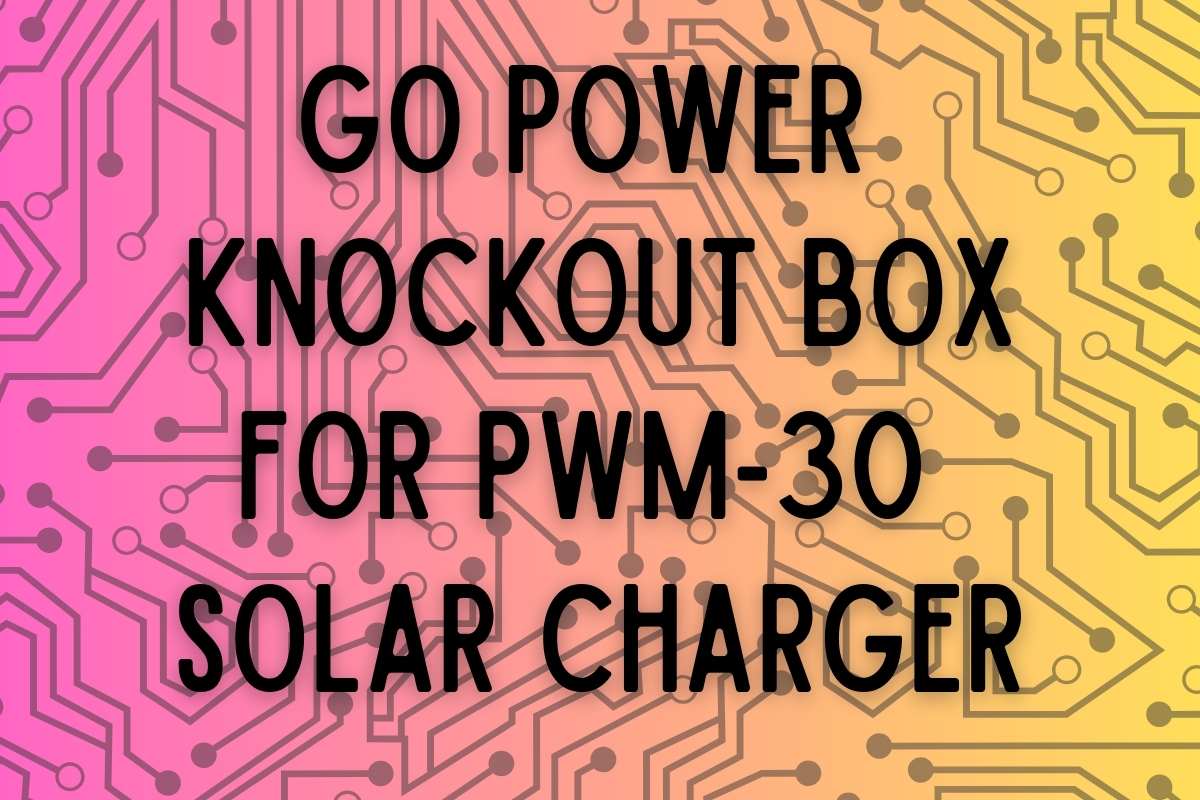 Go Power Knockout Box for GP PWM 30 Solar Charge Controller thumbnail